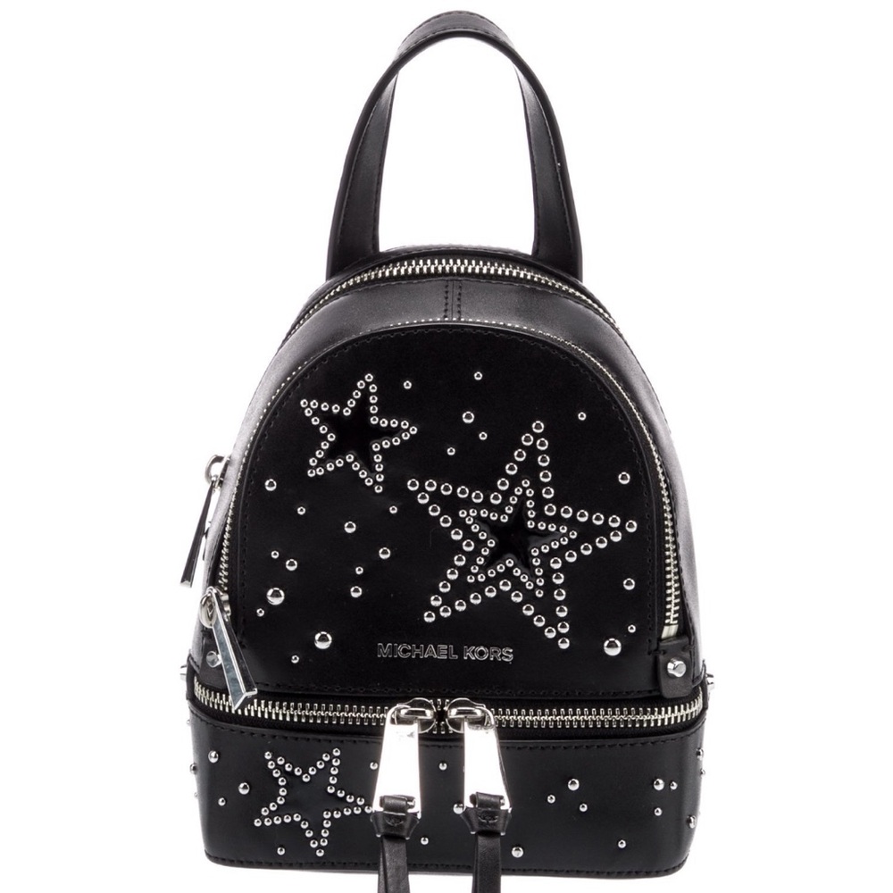 Michael Kors Rhea mini leather backpack